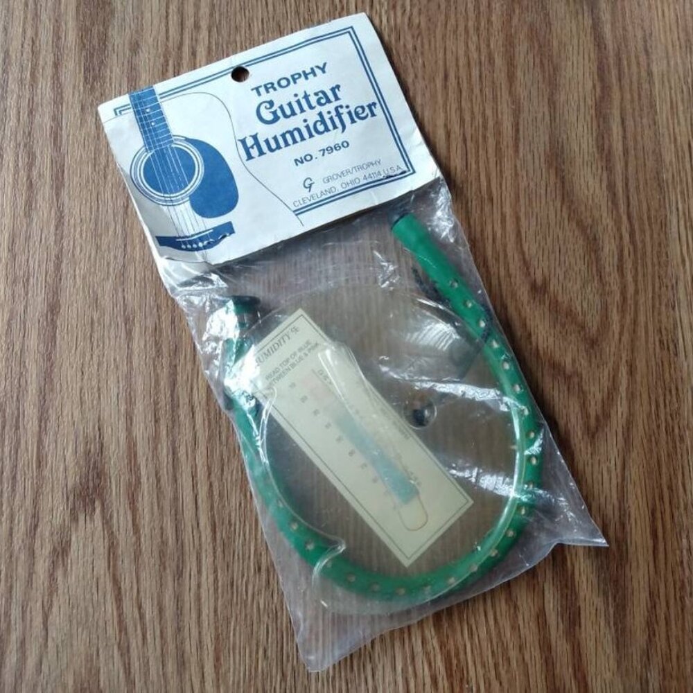 Vintage Guitar Humidifier 7960 Grover Trophy NOS Original Packaging